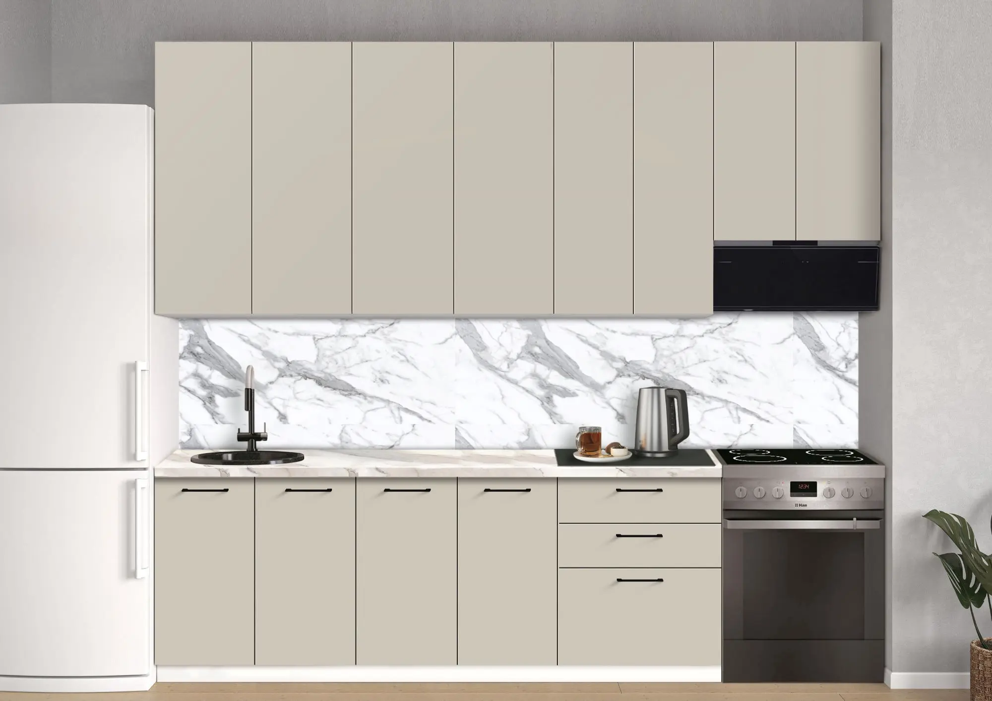 Bucatarie modulara Modern Bono 6 H110 2.8m