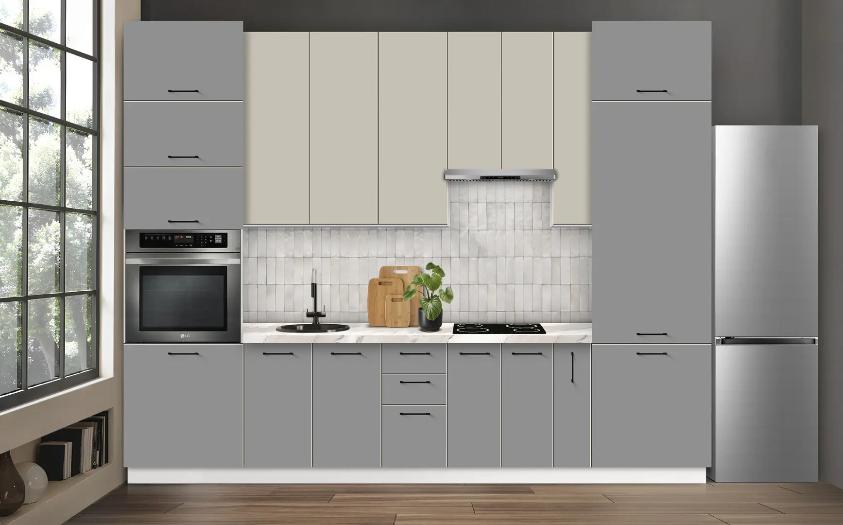 Модульная кухня Modern Bono 6 H110 3.2м