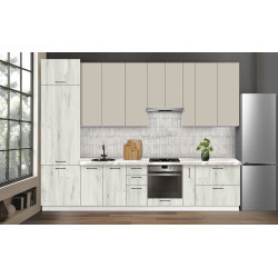 Bucatarie modulara Modern Bono 6 H110 3.4m