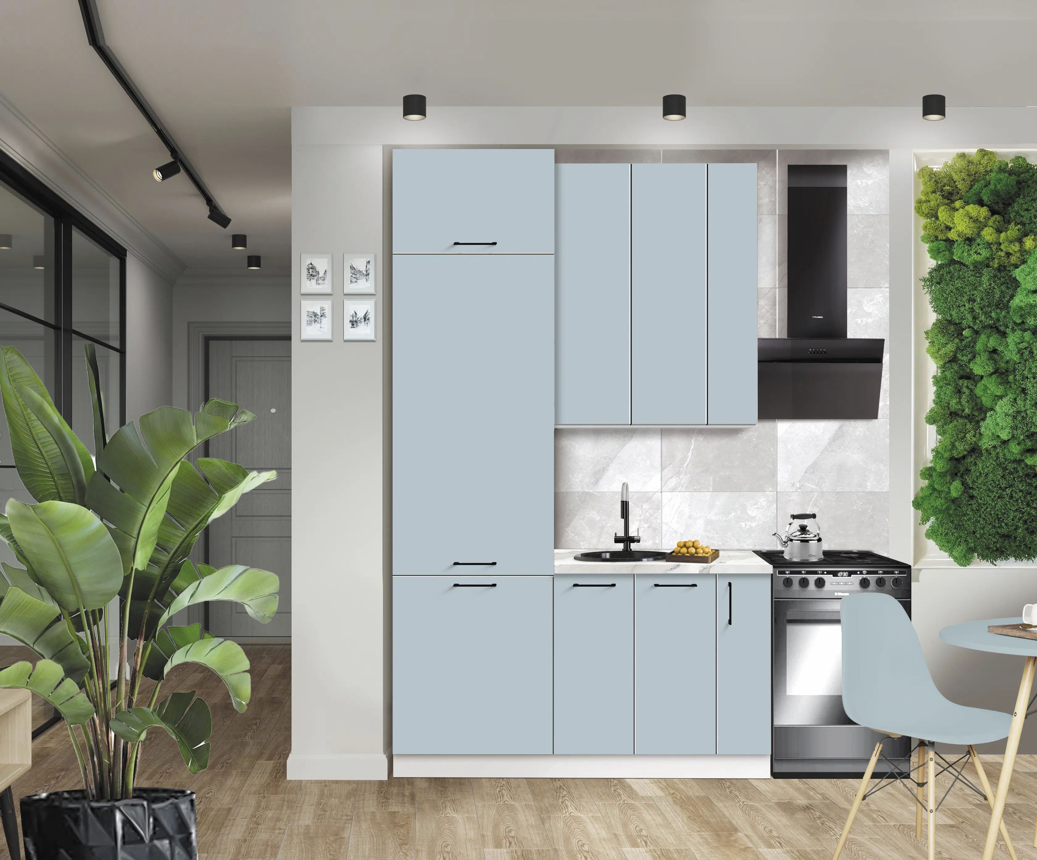 Bucatarie modulara Modern Bono 7 H110 1.4m