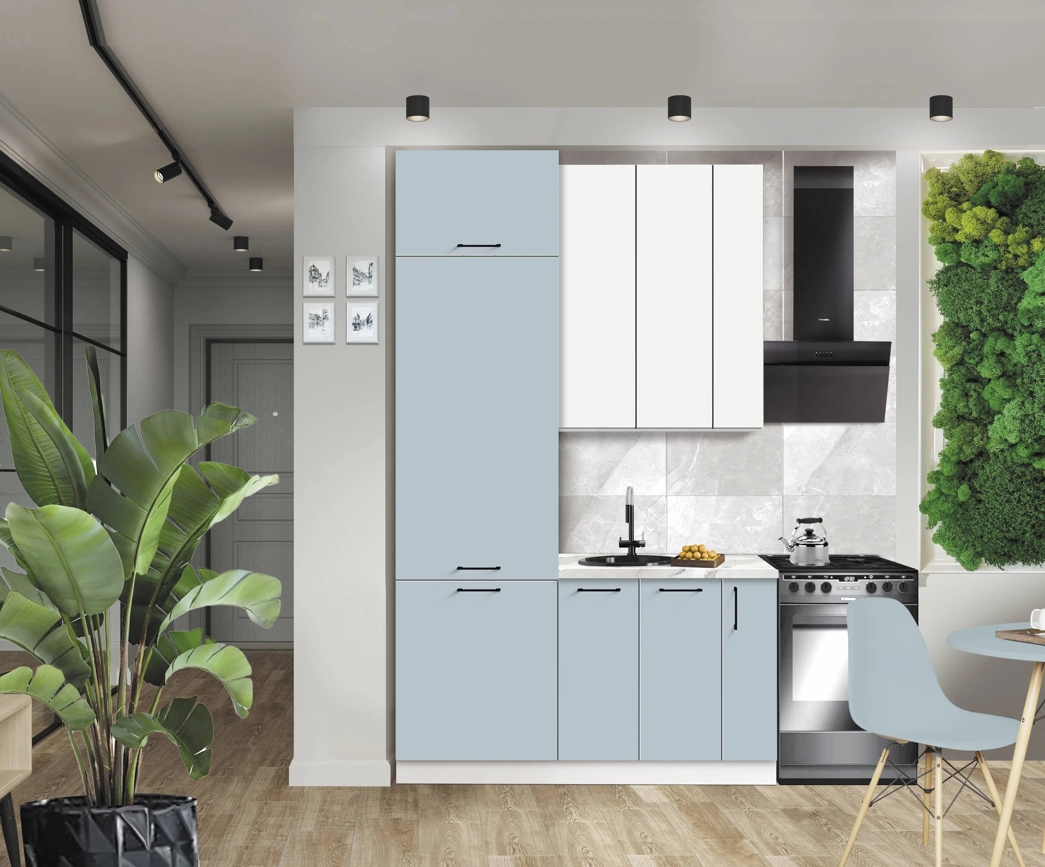 Bucatarie modulara Modern Bono 7 H110 1.4m