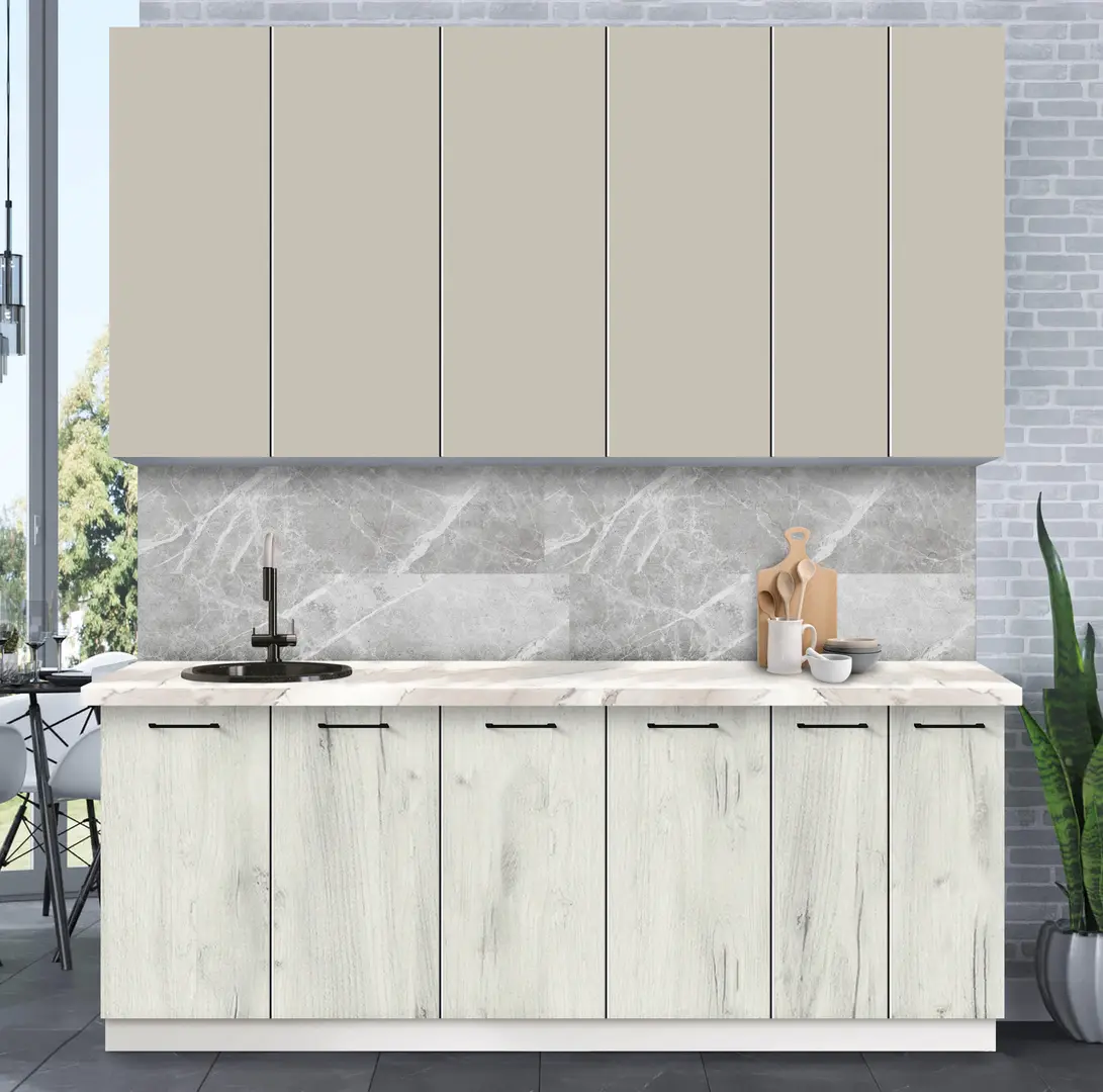 Bucatarie modulara Modern Bono 7 H110 2.2m