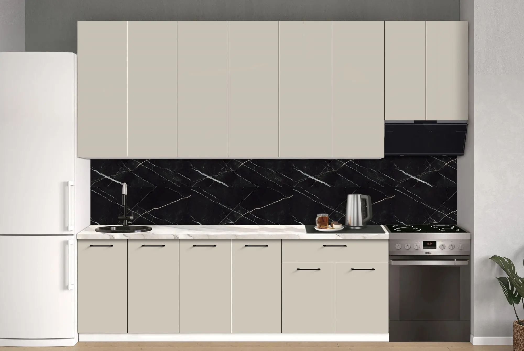 Bucatarie modulara Modern Bono 7 H110 3.0m