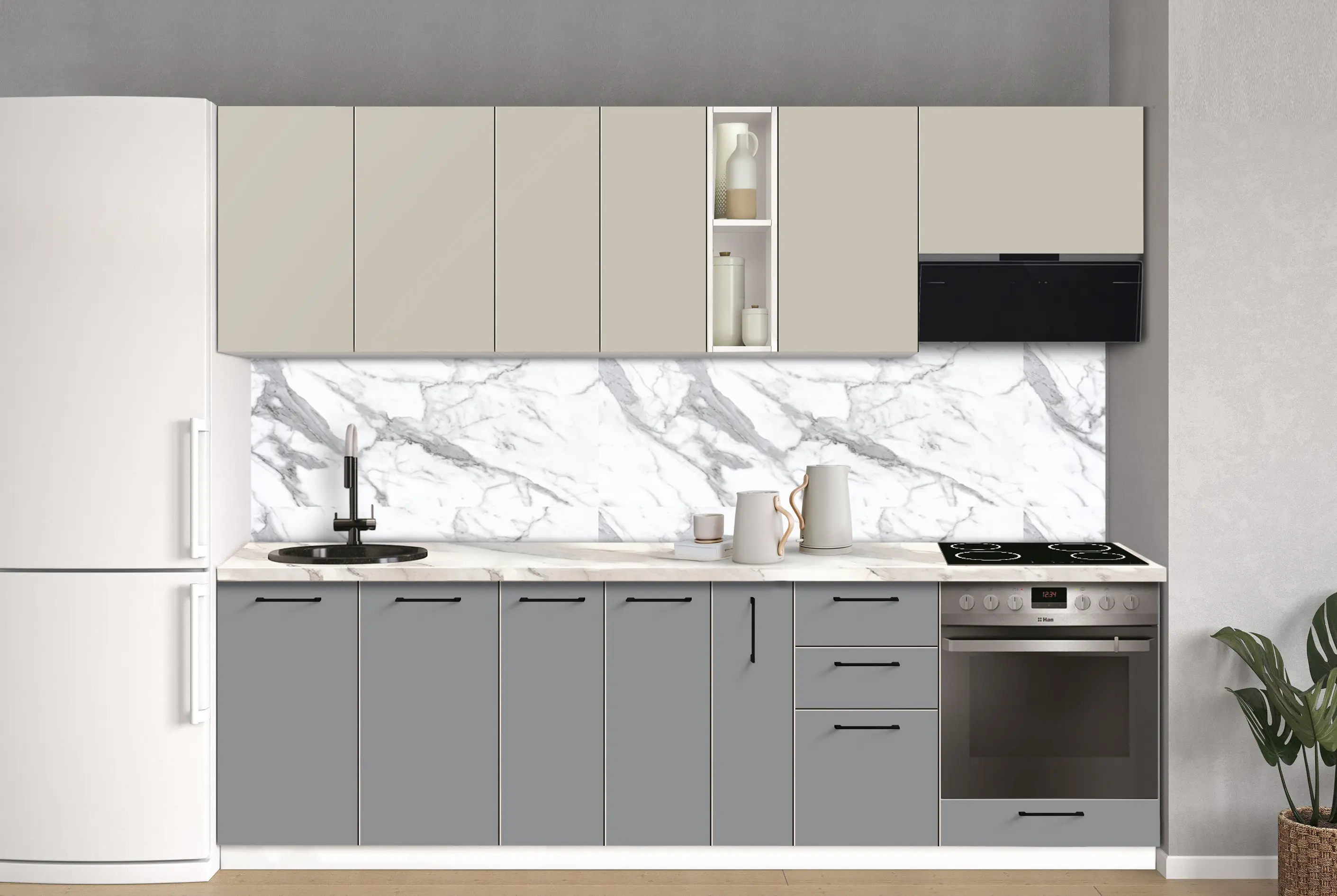 Bucatarie modulara Modern Bono 7 H68 2.6m