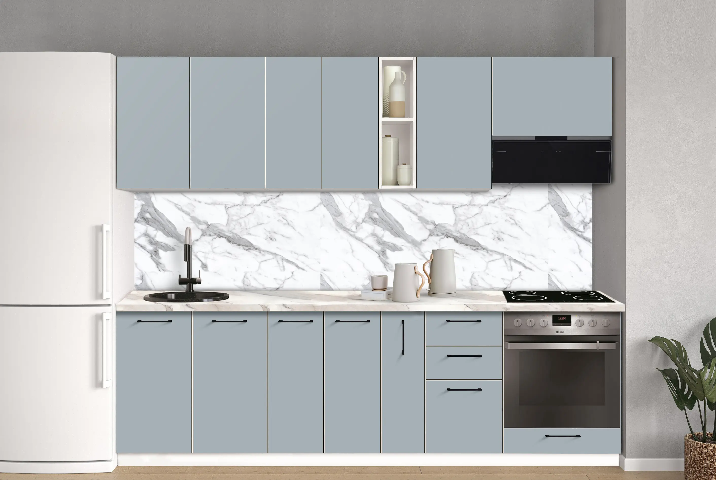 Bucatarie modulara Modern Bono 7 H68 2.6m