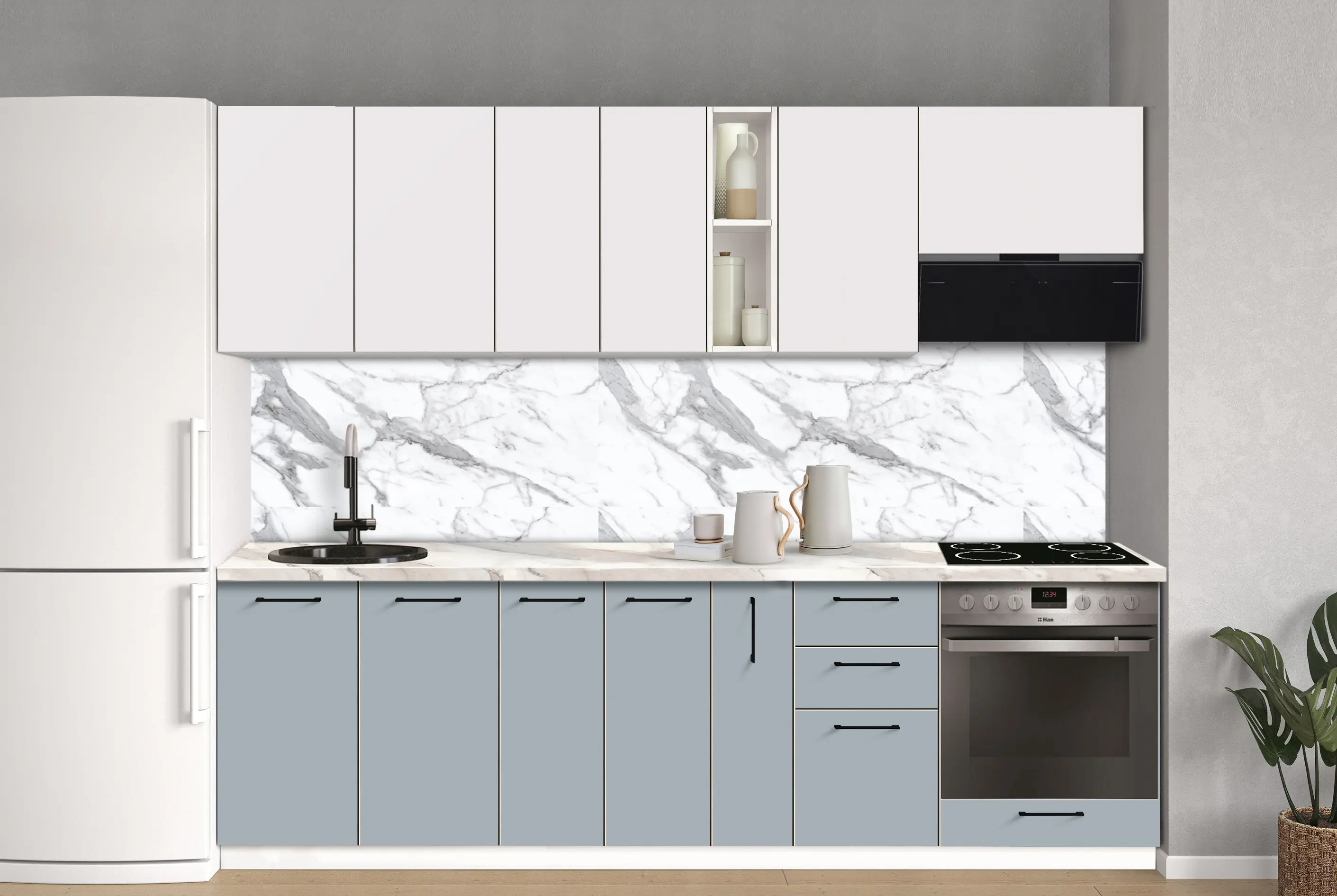 Bucatarie modulara Modern Bono 7 H68 2.6m