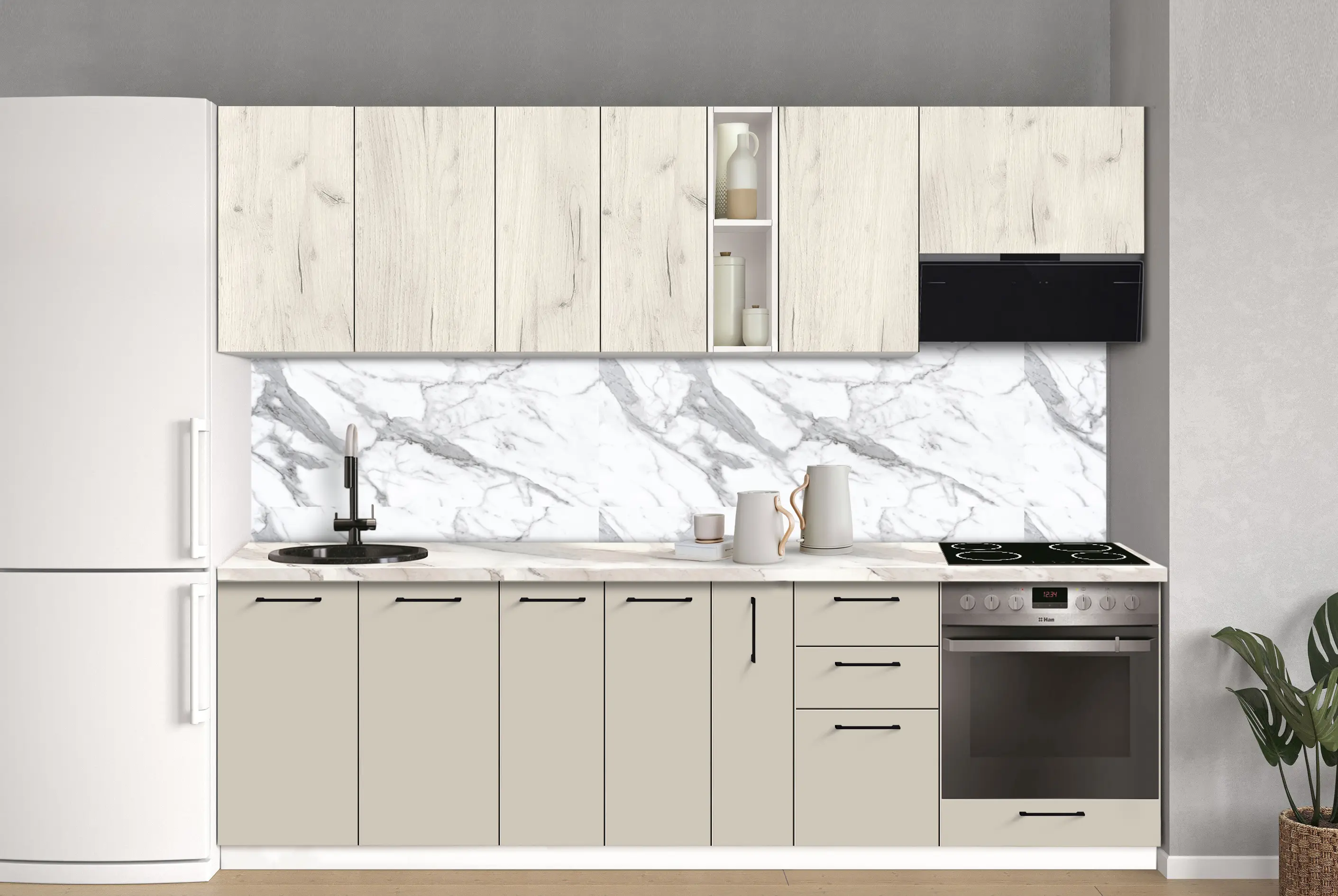 Bucatarie modulara Modern Bono 7 H68 2.6m