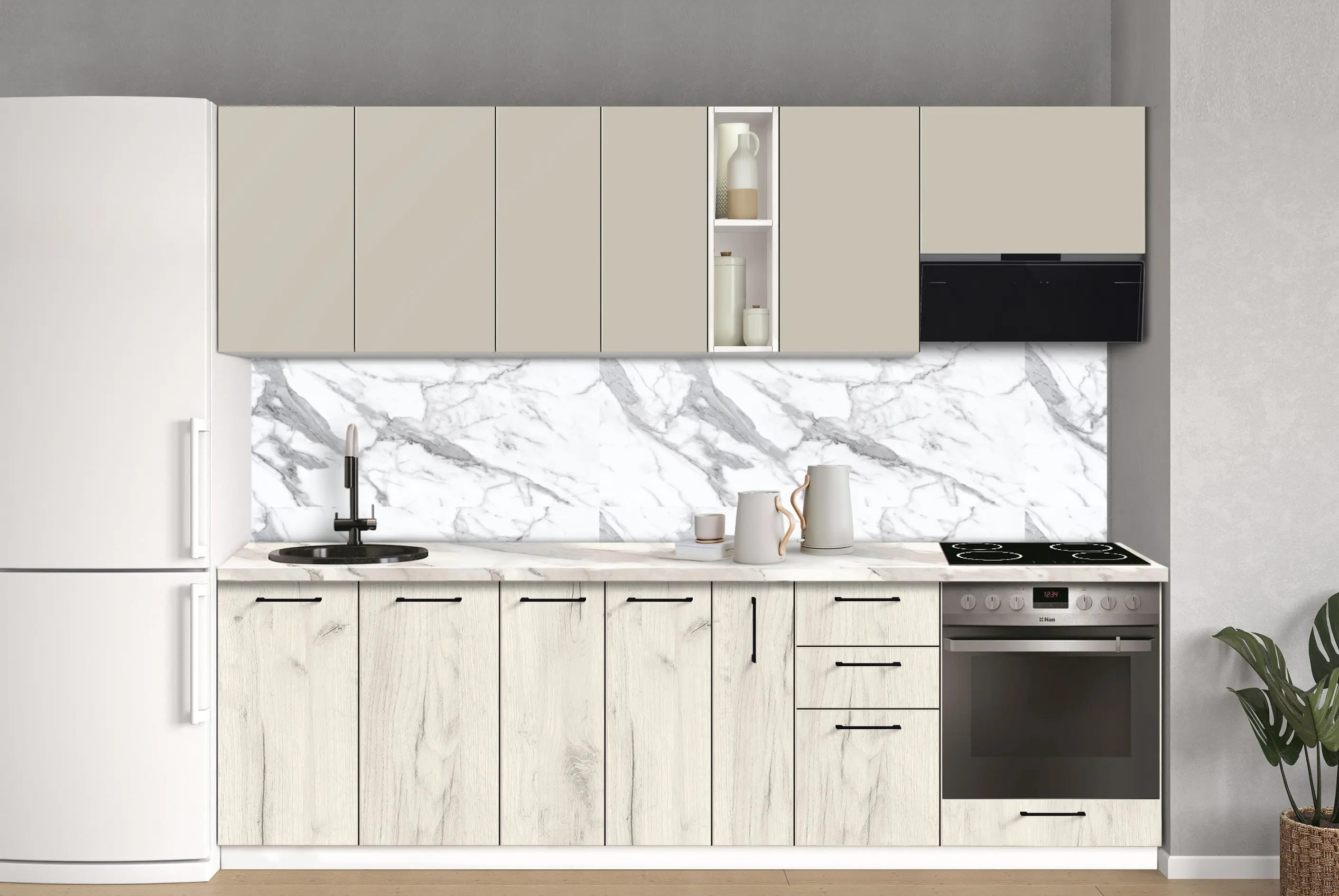 Bucatarie modulara Modern Bono 7 H68 2.6m