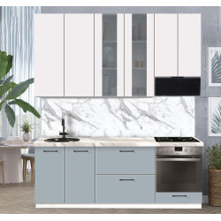 Bucatarie modulara Modern Bono Vitrina 1 H110 2.2m Thumb