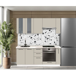 Bucatarie modulara Modern Bono Vitrina 1 H68 2.0m Thumb