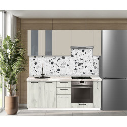 Bucatarie modulara Modern Bono Vitrina 1 H68 2.0m Thumb