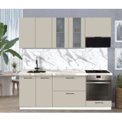 Bucatarie modulara Modern Bono Vitrina 1 H68 2.2m Thumb