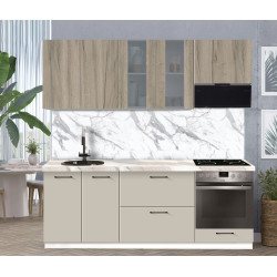 Bucatarie modulara Modern Bono Vitrina 1 H68 2.2m Thumb