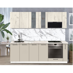 Bucatarie modulara Modern Bono Vitrina 1 H68 2.4m