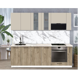 Bucatarie modulara Modern Bono Vitrina 1 H68 2.4m Thumb