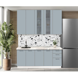 Bucatarie modulara Modern Bono Vitrina 2 H110 2.0m Thumb