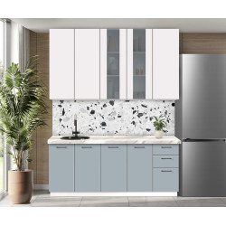 Bucatarie modulara Modern Bono Vitrina 2 H110 2.0m Thumb