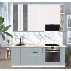 Bucatarie modulara Modern Bono Vitrina 2 H110 2.2m Thumb