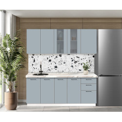 Bucatarie modulara Modern Bono Vitrina 2 H68 2.0m Thumb