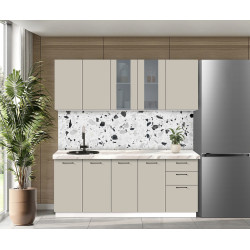 Bucatarie modulara Modern Bono Vitrina 2 H68 2.0m Thumb