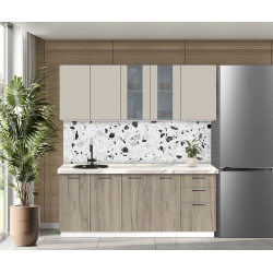 Bucatarie modulara Modern Bono Vitrina 2 H68 2.0m Thumb