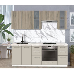 Bucatarie modulara Modern Bono Vitrina 2 H68 2.2m