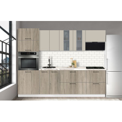 Bucatarie modulara Modern Bono Vitrina 2 H68 2.6m Thumb