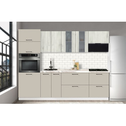 Bucatarie modulara Modern Bono Vitrina 2 H68 2.6m Thumb