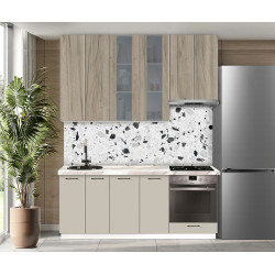 Модульная кухня Modern Bono Витрина 3 H110 2.0м Thumb