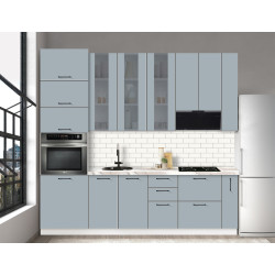 Bucatarie modulara Modern Bono Vitrina 3 H110 2.6m Thumb