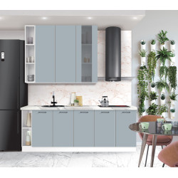 Bucatarie modulara Modern Bono Vitrina 3 H110 sus 1.4m/jos 2.2m Thumb