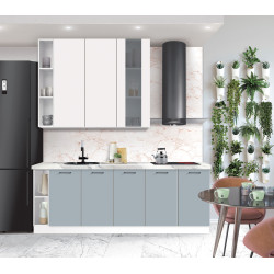 Bucatarie modulara Modern Bono Vitrina 3 H110 sus 1.4m/jos 2.2m Thumb