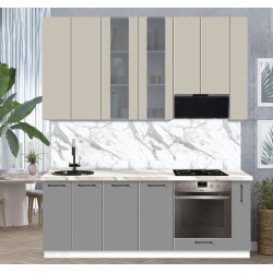 Bucatarie modulara Modern Bono Vitrina 4 H110 2.2m Thumb