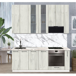 Bucatarie modulara Modern Bono Vitrina 4 H110 2.2m