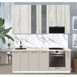 Bucatarie modulara Modern Bono Vitrina 4 H110 2.2m Thumb