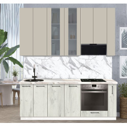 Bucatarie modulara Modern Bono Vitrina 4 H110 2.2m Thumb