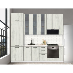 Модульная кухня Modern Bono Витрина 4 H110 2.6m Thumb