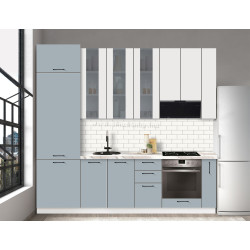 Bucatarie modulara Modern Bono Vitrina 4 H110 2.6m