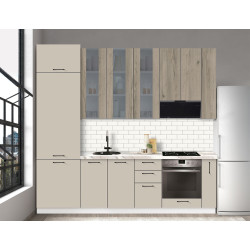 Модульная кухня Modern Bono Витрина 4 H110 2.6m Thumb