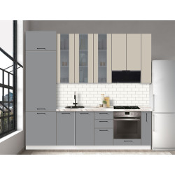 Модульная кухня Modern Bono Витрина 4 H110 2.6m Thumb