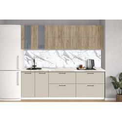 Bucatarie modulara Modern Bono Vitrina 4 H68 2.4m Thumb