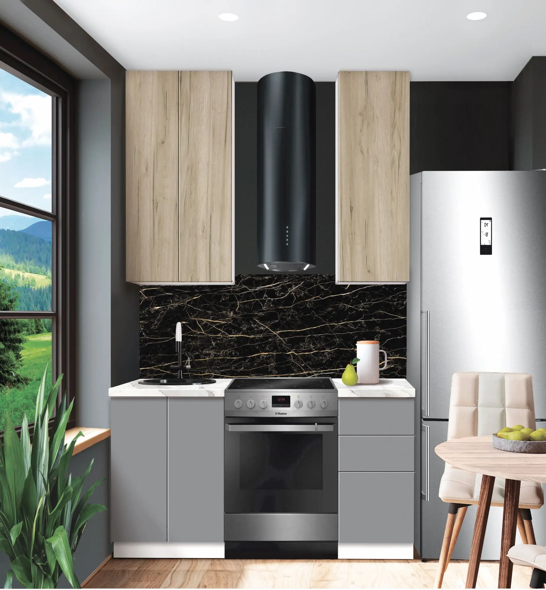 Модульная кухня Modern Dolce Vita 1 H110 1.0m