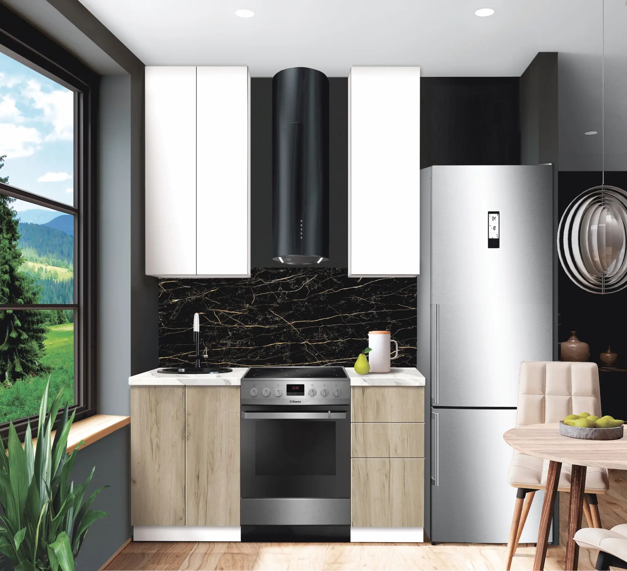 Модульная кухня Modern Dolce Vita 1 H110 1.0m