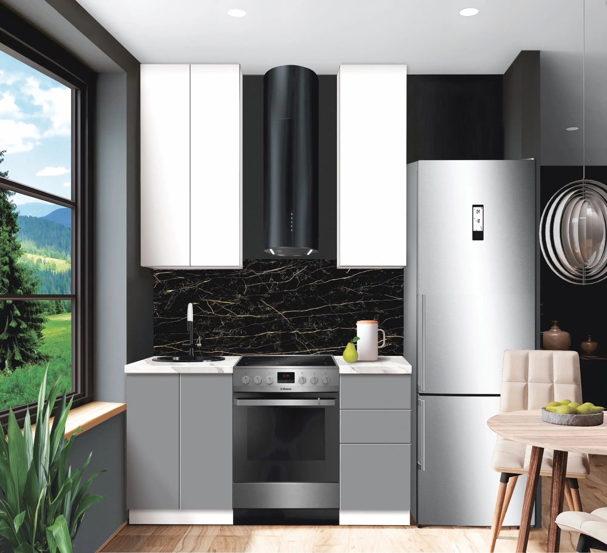 Модульная кухня Modern Dolce Vita 1 H110 1.0m