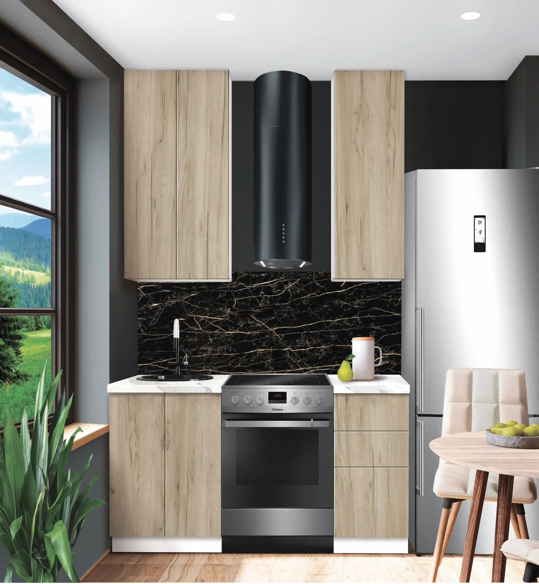 Модульная кухня Modern Dolce Vita 1 H110 1.0m