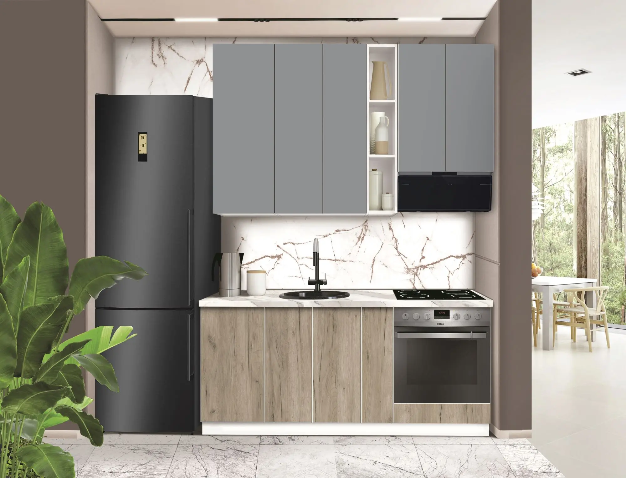 Модульная кухня Modern Dolce Vita 1 H110 1.8m