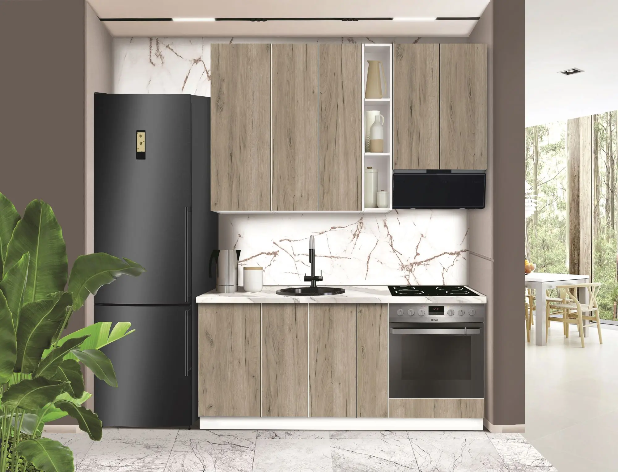 Модульная кухня Modern Dolce Vita 1 H110 1.8m