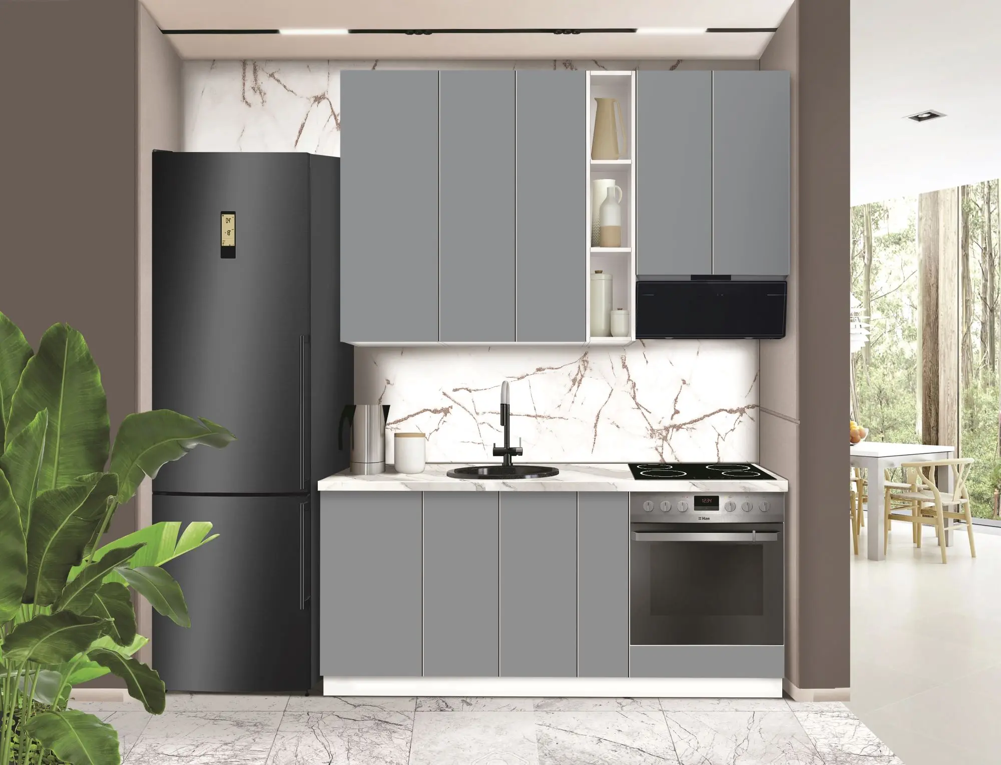 Модульная кухня Modern Dolce Vita 1 H110 1.8m