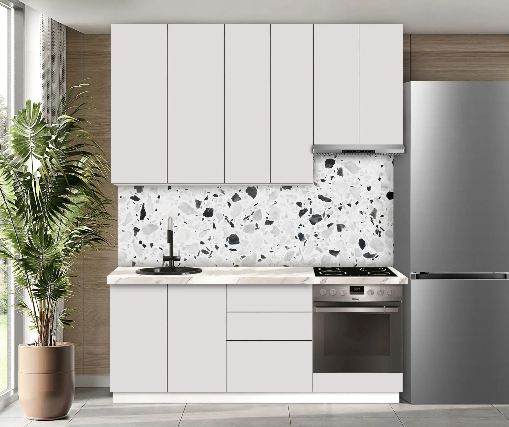 Bucatarie modulara Modern Dolce Vita 1 H110 2.0m