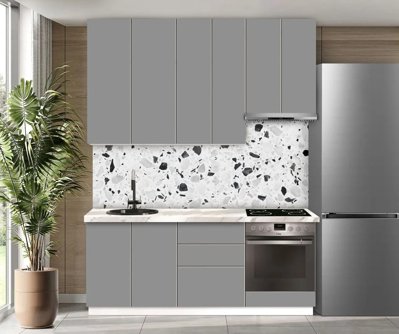 Bucatarie modulara Modern Dolce Vita 1 H110 2.0m